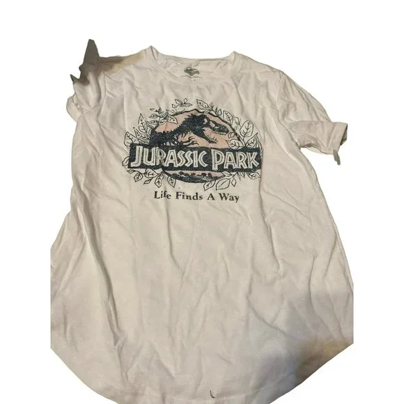 Maglietta Donna Jurassic Park – Logo Classico, Ufficiale, Vestibilità Donna, Spedizione Rapida UK